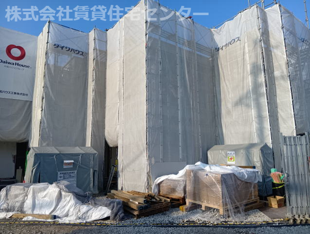 建物外観　建築中