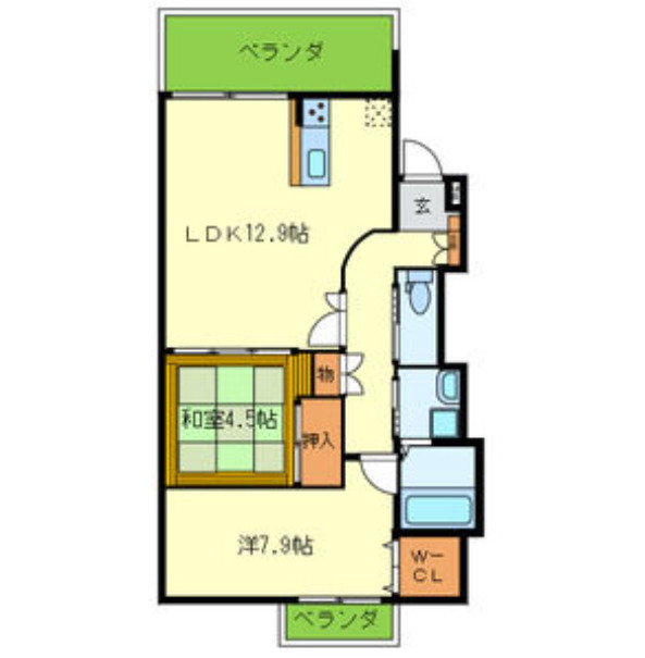 Forest南植松町の間取り写真