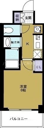 EC難波WESTーSIDEVアジュールの間取り写真