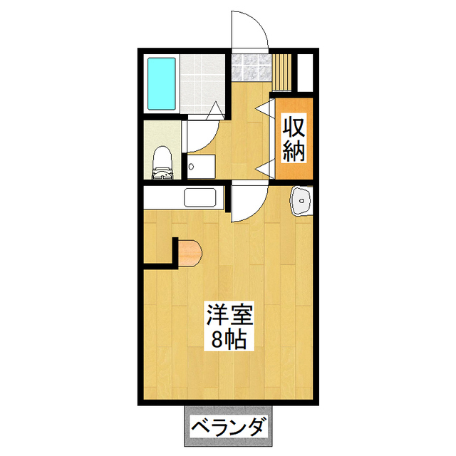 ホープホームAの間取り写真