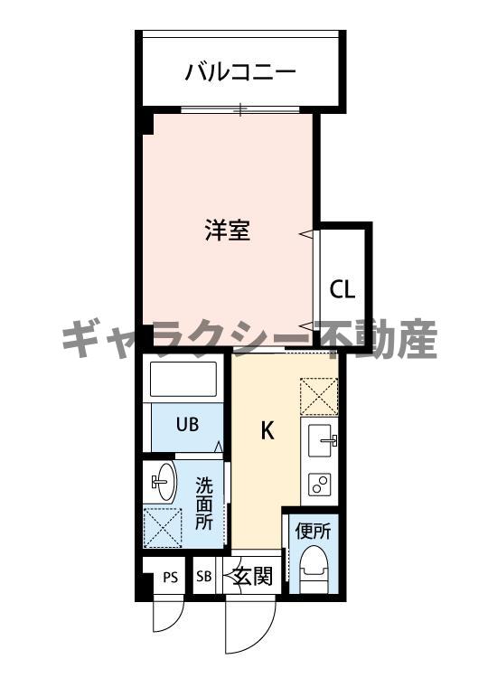 SAMURAIマンション上山手の間取り写真