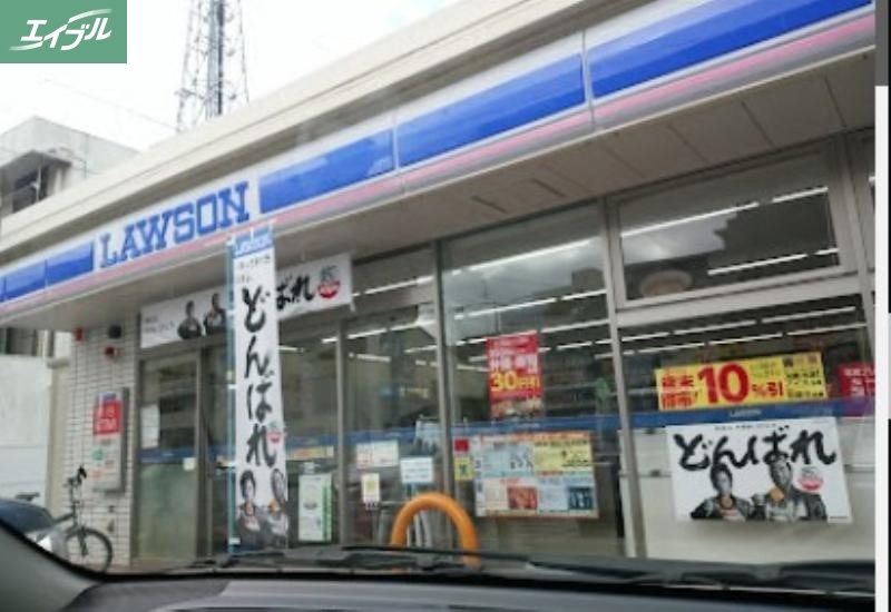 コンビニ　ローソン 岡山森下町店（コンビニ）まで428m