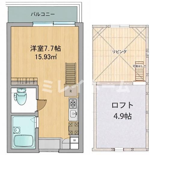 メゾンバティス羽田Iの間取り写真