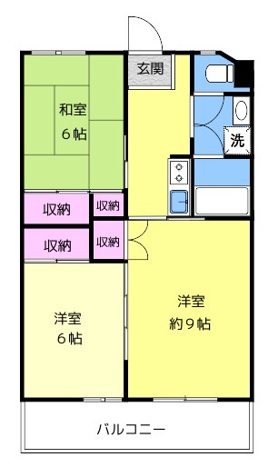駈上住宅の間取り写真