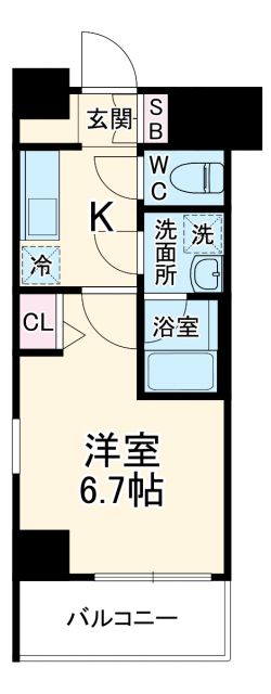 リライア吉野町IIの間取り写真