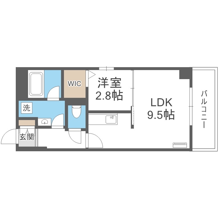 KDT博多駅南レジデンスの間取り写真