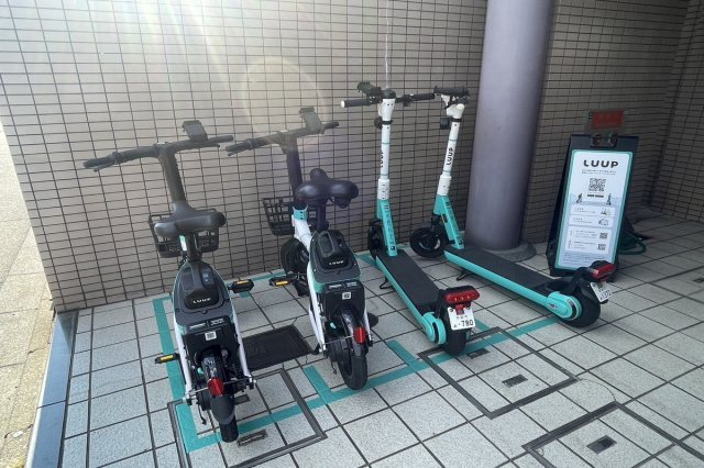駐車場　LUUPポート設置しました☆