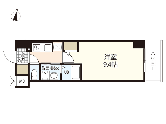 S-RESIDENCE広島駅dilettoの間取り写真