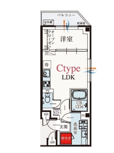 京王相模原線 京王多摩川駅 徒歩4分 5階建 築1年の間取り写真