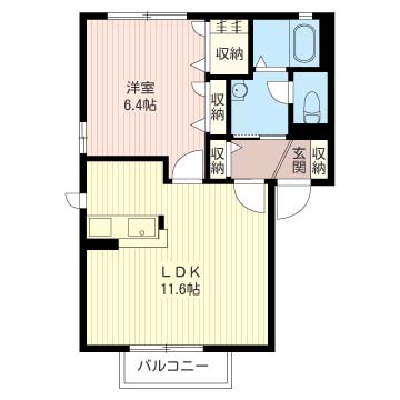 ベルメゾンの間取り写真