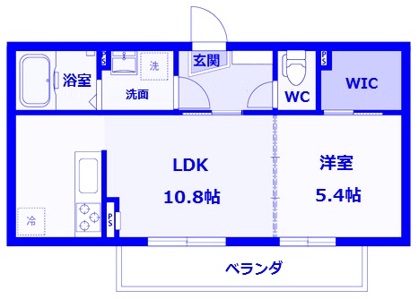 パームコテージVI番館の間取り写真