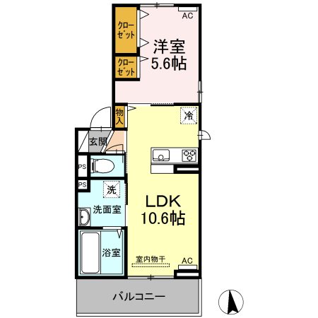 クラヴィス タカラの間取り写真
