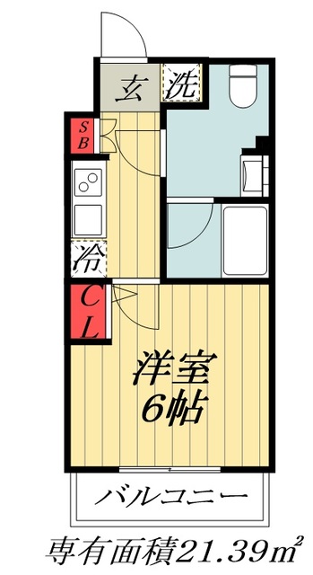 東京メトロ東西線 南行徳駅 徒歩10分 5階建 築1年の間取り写真