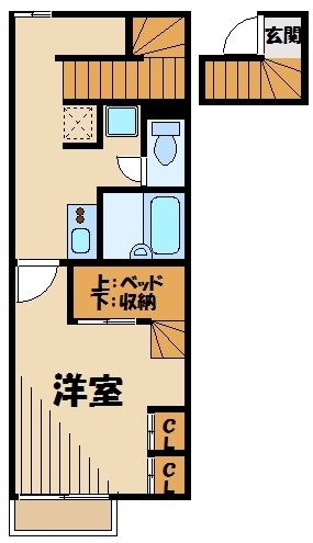 レオパレスアウトレット入間の間取り写真