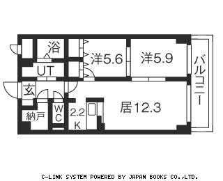 ラフォーレパークヒルの間取り