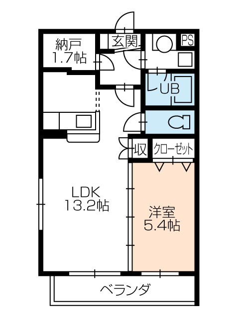 エスポワール・Iの間取り