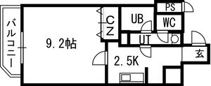 スカイヒルズＮ１５の間取り