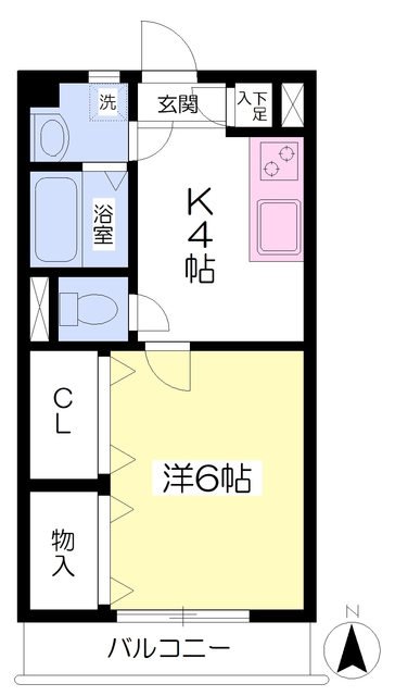 マンションユザワの間取り