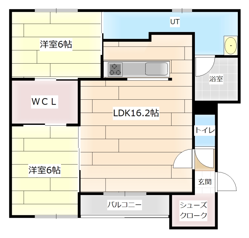 Maison de roche 3階の間取り写真
