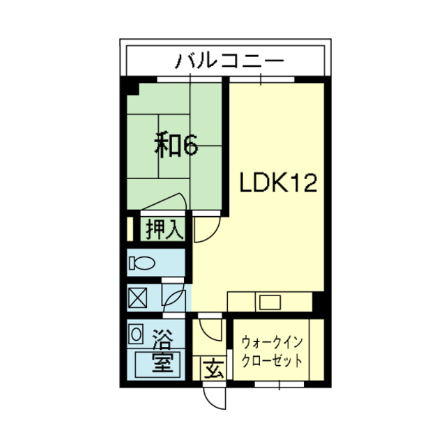 【ニュー広町ビル　９０５号の間取り】