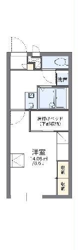 レオパレスルミエール冨陽ヶ丘の間取り