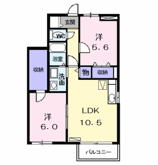 グリーンストリームの間取り