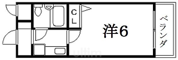 エスリード京都河原町第３の間取り