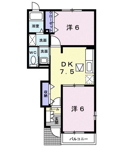 アンジェロの間取り