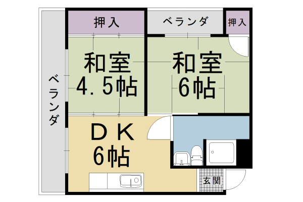 ロイヤルマンションの間取り写真