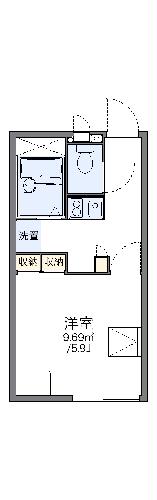 レオパレスヴァンテアンの間取り