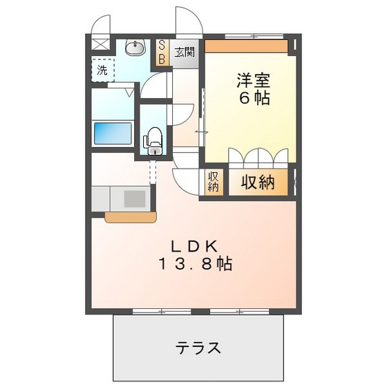 スズカヒルズＢの間取り