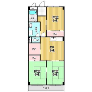 名古屋市守山区小幡太田のマンションの間取り