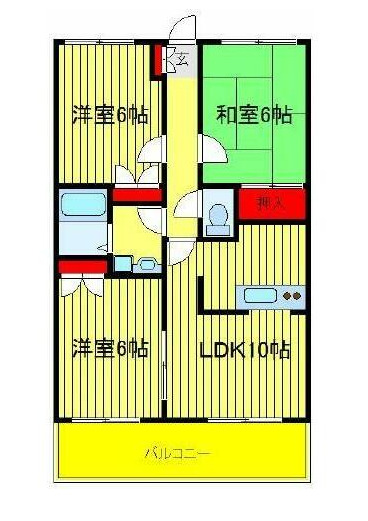 フォレストヴィラ船戸の間取り