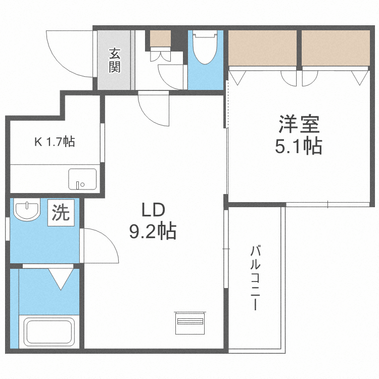 プレスタールの間取り