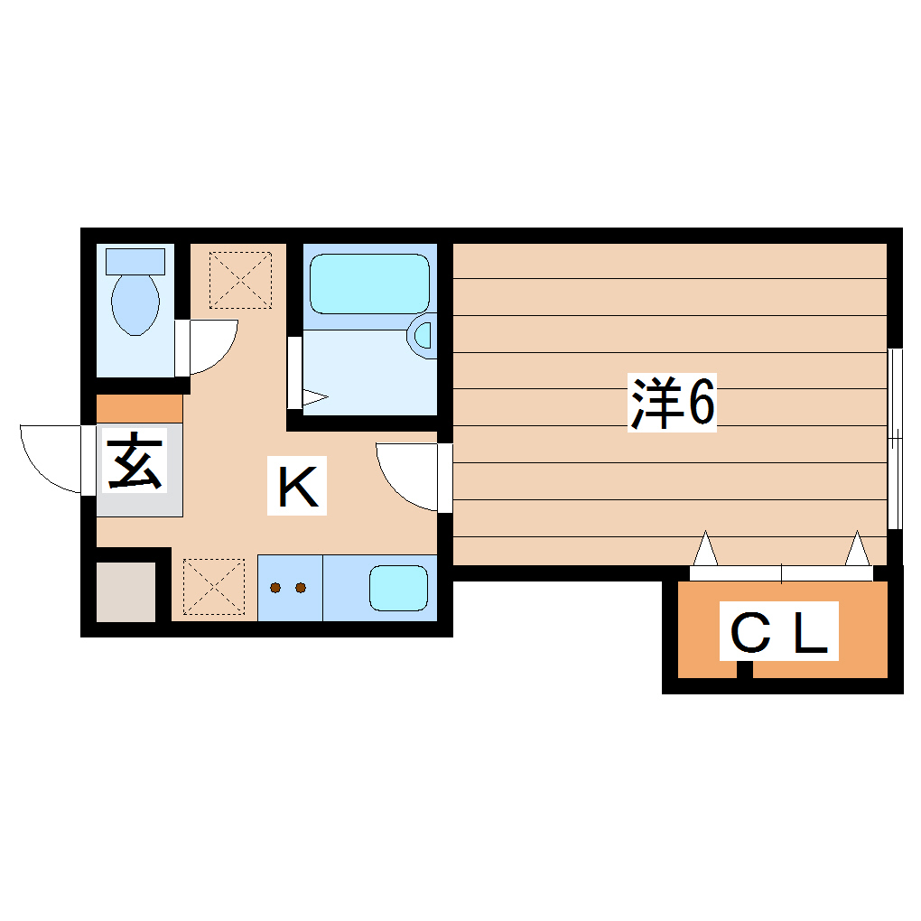 ベレーザ青山Bの間取り