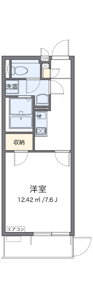 クレイノミオラコートの間取り