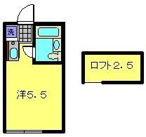 アメニティさくらBの間取り