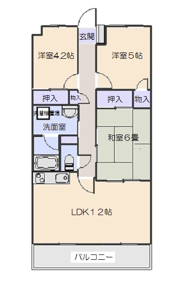 ラルジェ天川大島の間取り