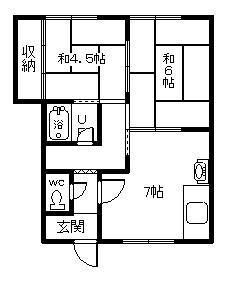 瑞穂マンションの間取り