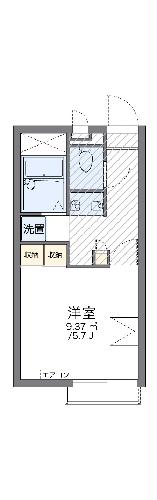 レオパレスエスポア六番町の間取り