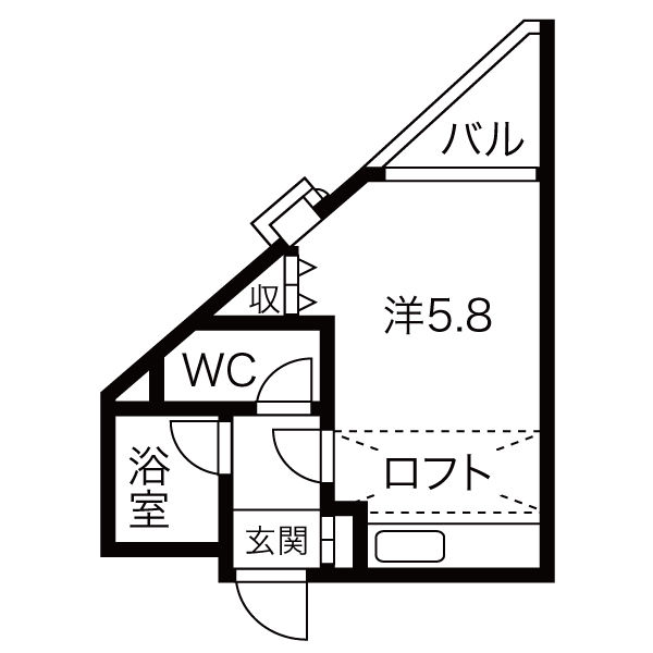 アップル春日井の間取り