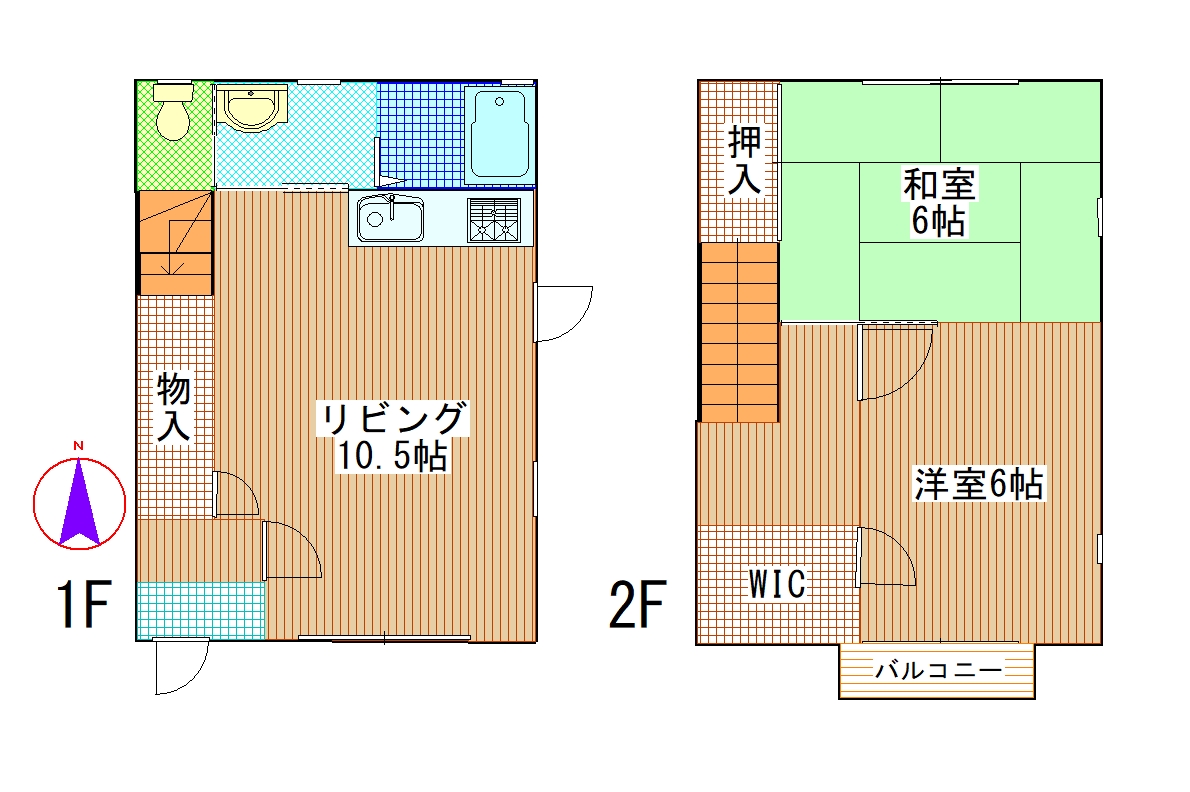 【ガーデンハウス桜木Ｃの間取り】