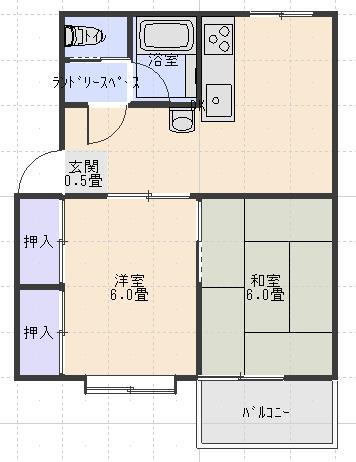 【メゾンレリヤ[家屋番号：88の間取り】