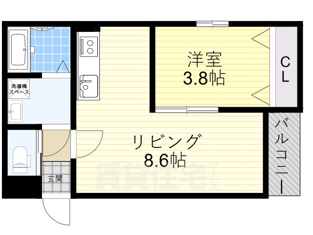 ALEGRIA道明寺の間取り