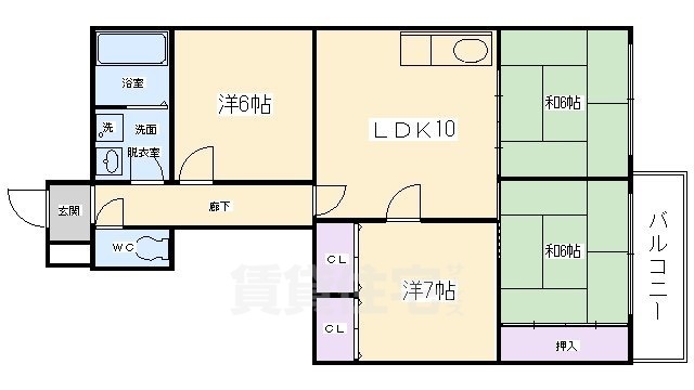 U residence京都三条の間取り