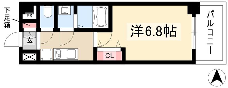 SOLメイクス浄心天神山の間取り