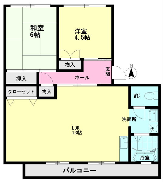 メゾン八十の間取り