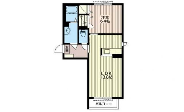 古河市本町のマンションの間取り