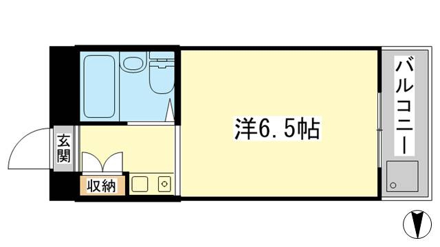 忍町中村コーポの間取り