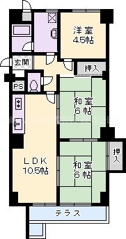 エクセレント緑地公園の間取り